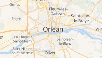 Orlean - szczegółowa mapa Google
