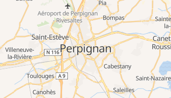 Perpignan - szczegółowa mapa Google