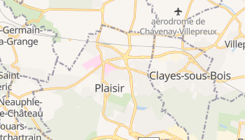 Plaisir - szczegółowa mapa Google