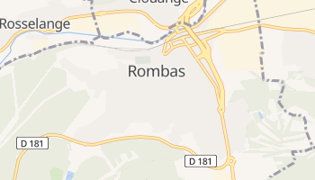 Rombas - szczegółowa mapa Google