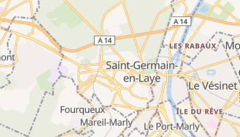 Saint-Germain-en-Laye - szczegółowa mapa Google