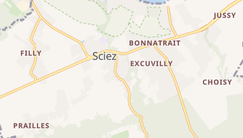 Sciez - szczegółowa mapa Google
