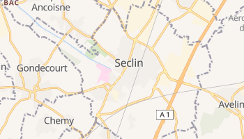 Seclin - szczegółowa mapa Google