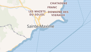 Sainte-Maxime - szczegółowa mapa Google