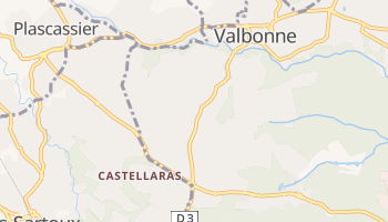 Valbonne - szczegółowa mapa Google