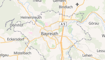 Bayreuth - szczegółowa mapa Google