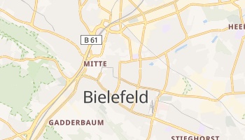 Bielefeld - szczegółowa mapa Google