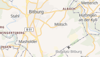 Bitburg - szczegółowa mapa Google