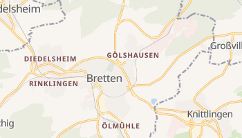 Bretten - szczegółowa mapa Google