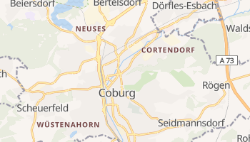 Coburg - szczegółowa mapa Google