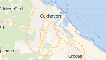 Cuxhaven - szczegółowa mapa Google