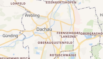 Dachau - szczegółowa mapa Google