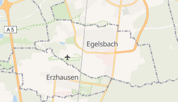 Egelsbach - szczegółowa mapa Google