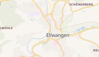 Ellwangen - szczegółowa mapa Google