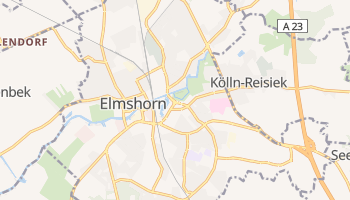 Elmshorn - szczegółowa mapa Google
