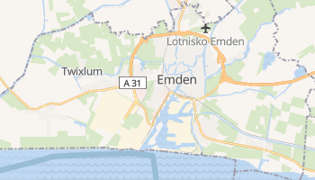 Emden - szczegółowa mapa Google