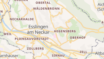 Esslingen am Neckar - szczegółowa mapa Google