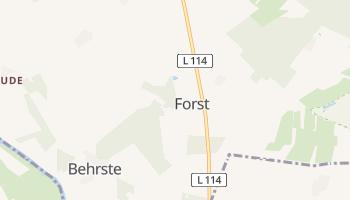 Forst - szczegółowa mapa Google