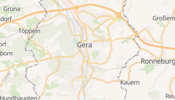 Gera - szczegółowa mapa Google