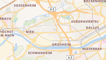 Griesheim - szczegółowa mapa Google