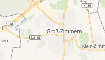 Groß-Zimmern - szczegółowa mapa Google