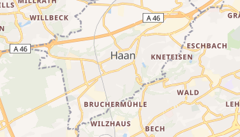 Haan - szczegółowa mapa Google