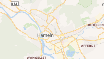 Hameln - szczegółowa mapa Google