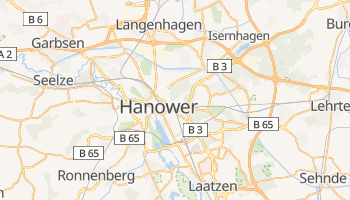 Hanower - szczegółowa mapa Google