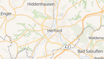 Herford - szczegółowa mapa Google
