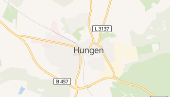 Hungen - szczegółowa mapa Google