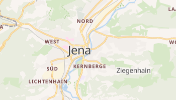 Jena - szczegółowa mapa Google