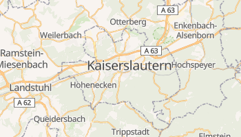 Kaiserslautern - szczegółowa mapa Google