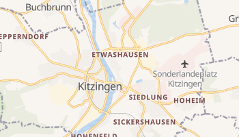 Kitzingen - szczegółowa mapa Google