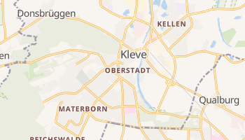 Kleve - szczegółowa mapa Google