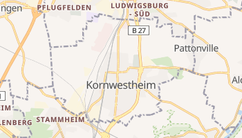 Kornwestheim - szczegółowa mapa Google