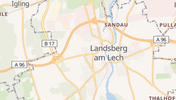 Landsberg am Lech - szczegółowa mapa Google