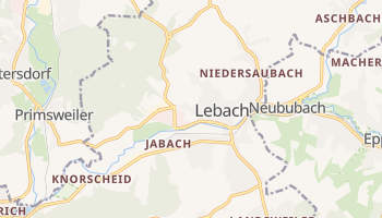 Lebach - szczegółowa mapa Google
