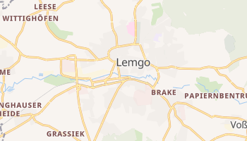 Lemgo - szczegółowa mapa Google