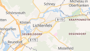 Lichtenfels - szczegółowa mapa Google
