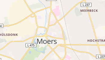 Moers - szczegółowa mapa Google