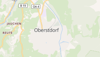 Oberstdorf - szczegółowa mapa Google