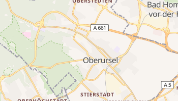 Oberursel - szczegółowa mapa Google