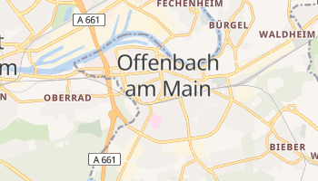 Offenbach - szczegółowa mapa Google