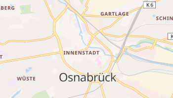 Osnabrück - szczegółowa mapa Google