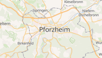 Pforzheim - szczegółowa mapa Google