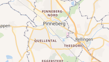 Pinneberg - szczegółowa mapa Google