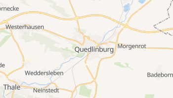 Quedlinburg - szczegółowa mapa Google