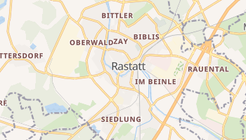 Rastatt - szczegółowa mapa Google