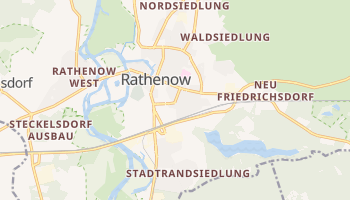 Rathenow - szczegółowa mapa Google