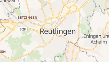 Reutlingen - szczegółowa mapa Google